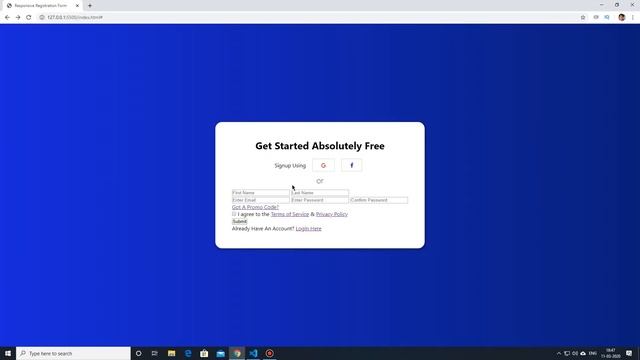 Responsive Registration Form | HTML AND CSS TIPS AND TRICKS смотреть онлайн