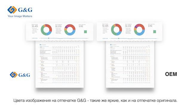 Чернильные картриджи G&G для офисных струйных устройств - созданы для качественной печати