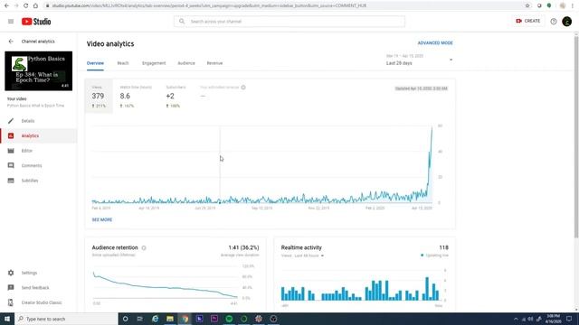 Python Basics Tutorial Epoch Time Video Update смотреть онлайн