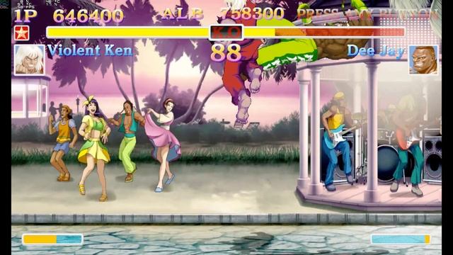 Ultra Street Fighter II on PC - 1080p ~60FPS, Violent Ken full gameplay in hardest, No Continues смотреть онлайн