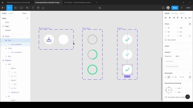 Download button in figma with Circular Progress Bar | Button Animation In Figma смотреть онлайн