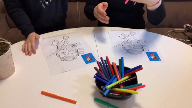Челлендж три маркера. МОЯ МАМА ХУДОЖНИК. смотреть онлайн