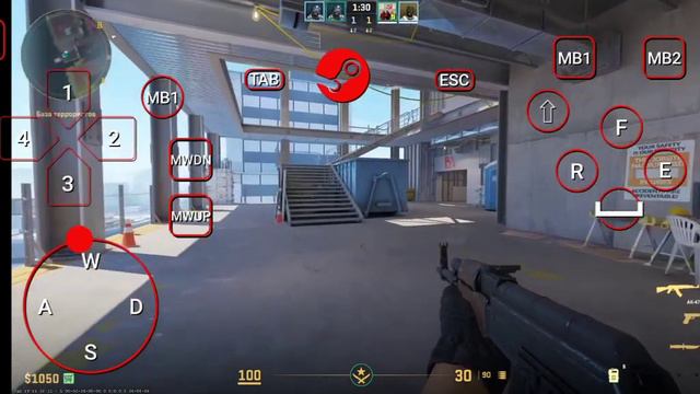 cs 2 на телефон😱 ( потянет любой средний телефон) смотреть онлайн