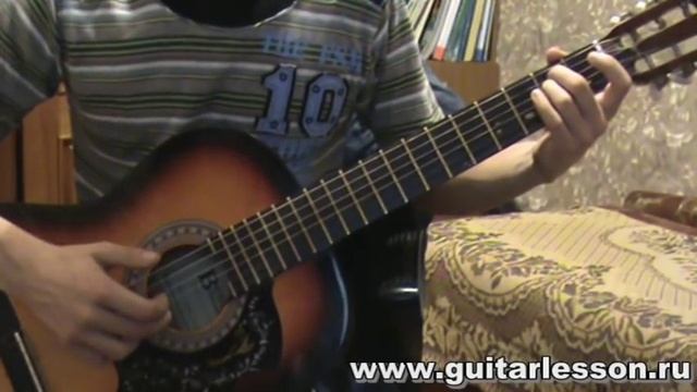 А мы не ангелы парень - Пономарев (РАЗБОР НА ГИТАРЕ) смотреть онлайн