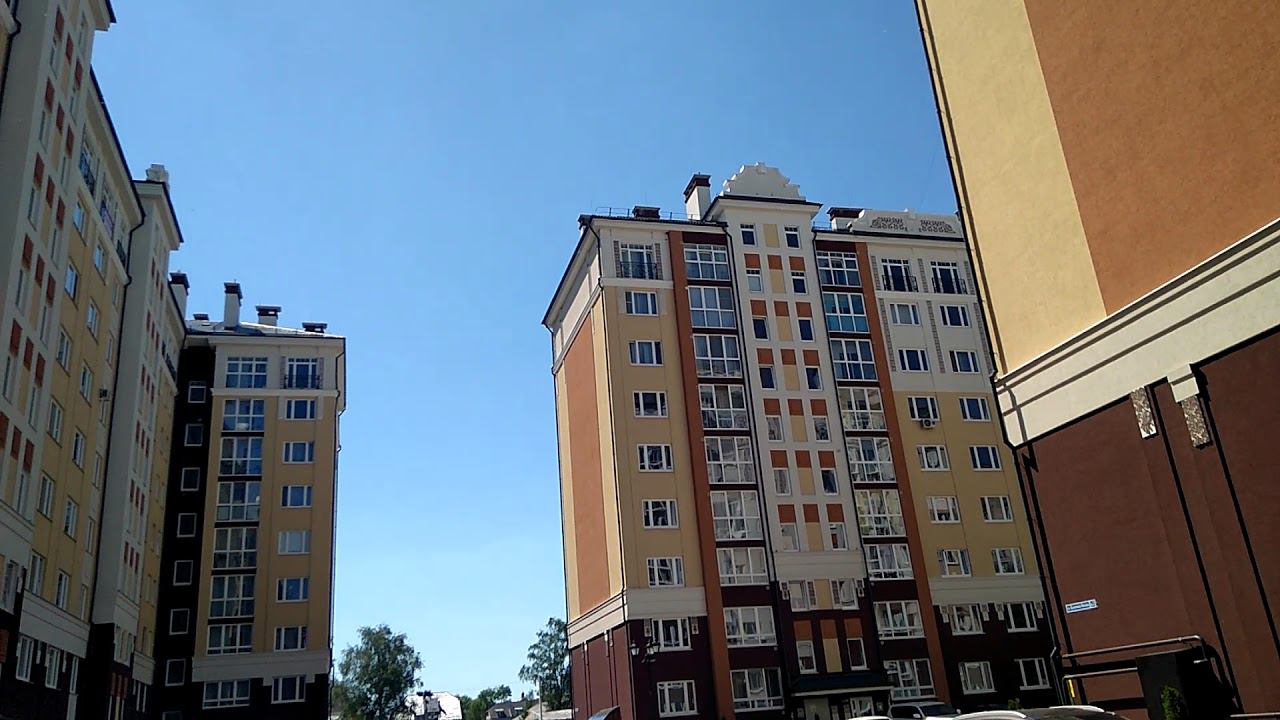 ЖК Парковый квартал, Ул В Мосина, ул Окружная, ул Московская, Зеленоградск, Съемка май 2018 смотреть онлайн