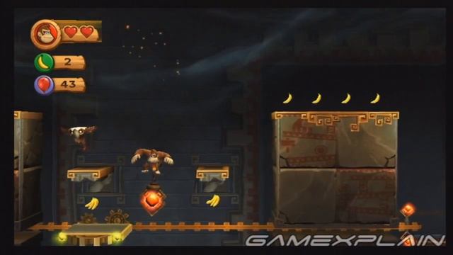 Donkey Kong Country Returns: Treacherous Track 7-K (Puzzle Pieces, KONG Letters Guide, Walkthrough) смотреть онлайн