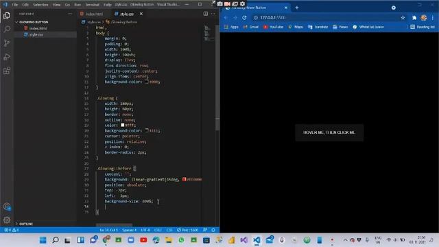 Button Glow Effect on Click Using HTML & CSS | Coding Master смотреть онлайн