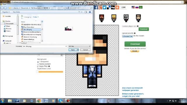 Minecraft Picture / Avatar Maker смотреть онлайн