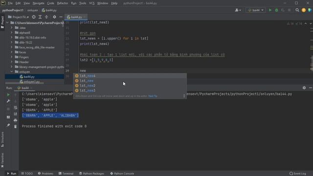 Bài 44: List Comprehension - one line python thần chưởng - Python One line For Loop смотреть онлайн