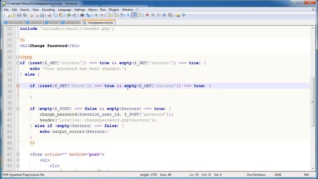 PHP Tutorials Register & Login Part 19 Forgotten Password Part 3 720p смотреть онлайн