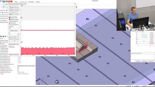 Первый день обучения SprutCAM Robot