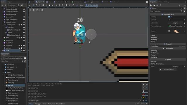 Particles (частицы) в GODOT 4 | Урок 25 | курс по ГОДОТ для начинающих на русском языке