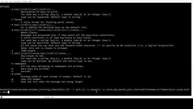 ECMWF ecCodes library - decoding and encoding BUFR files смотреть онлайн