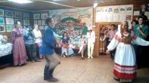 Вечерка на  Живой старине  в Пожарище