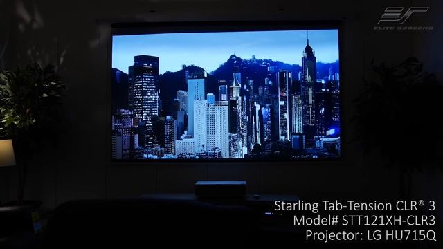 ✅ Elite Screens Starling Tab-Tension CLR® 3 Ceiling ALR Screen for Ultra Short Throw Projectors смотреть онлайн