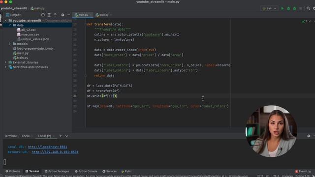 Создаем веб-приложение для предсказания цены на недвижимость на Python и Streamlit / Data Science смотреть онлайн