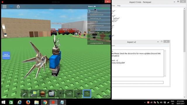 ✔️Roblox Exploit | Aspect - Btools, Char, ws, Hide Name & 40+ Commands | смотреть онлайн