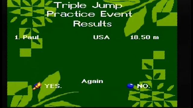 Olympic Summer Games Atlanta 96 (SNES) - Triple Jump - 18.50m смотреть онлайн