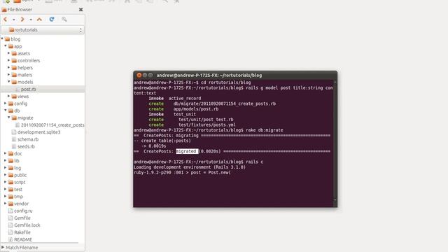 Ruby on Rails Tutorial Part 2 - CRUD Basics with the Rails Console смотреть онлайн