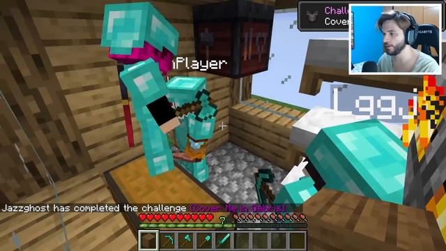 O MUNDO DO MINECRAFT SÓ TEM UMA CHUNK COM CAMADAS OP! смотреть онлайн