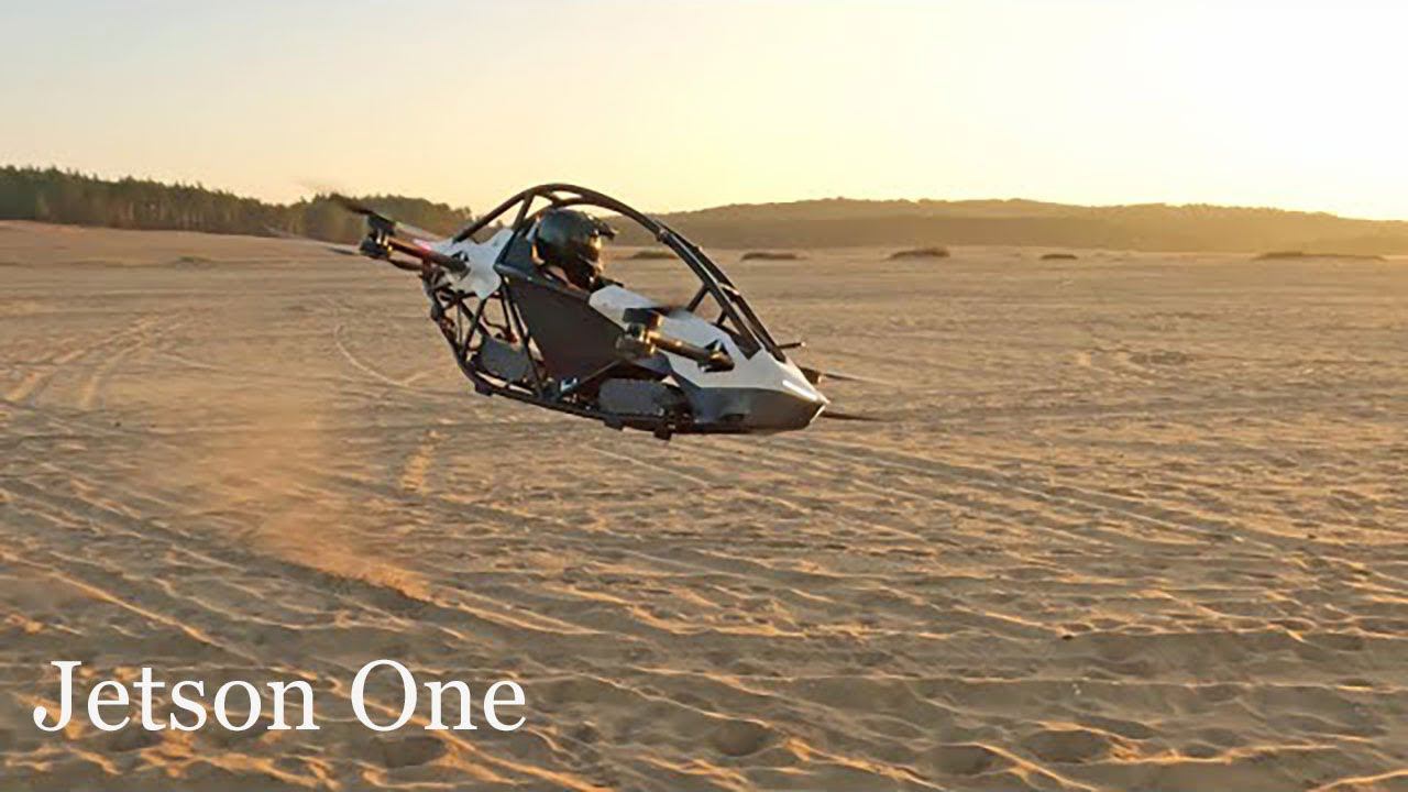 Jetson One - пилотируемый одноместный квадрокоптер. Цена $92 000. Made In Sweden.