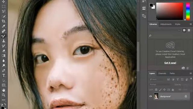 how to smooth skin Photoshop cc смотреть онлайн