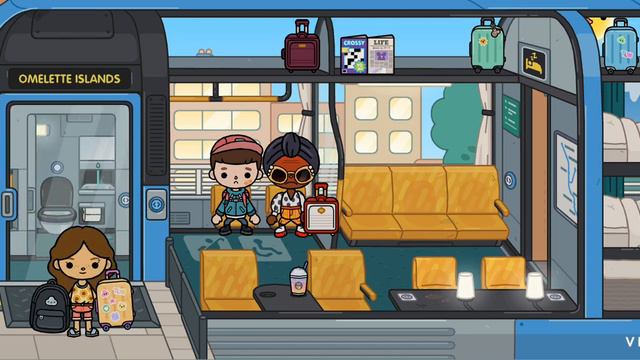 Я еду на море 2 часть ll toca Boca ll🎮🚄🛫 смотреть онлайн