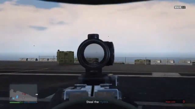 GTA 5 heist top gun style (humane labs hydra) смотреть онлайн
