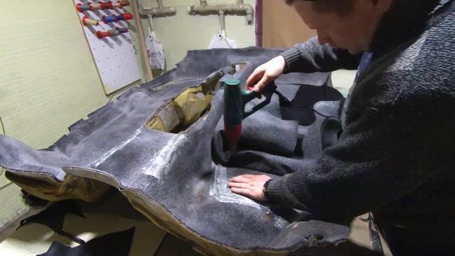Восстановление ковра AUDI A4B5 (AUDI A4B5 Carpet Restoration) смотреть онлайн