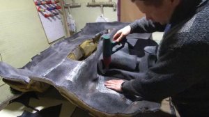 Восстановление ковра AUDI A4B5 (AUDI A4B5 Carpet Restoration)