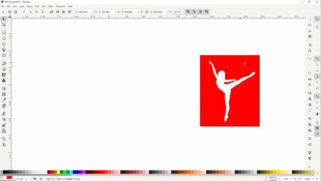 How to inverse shapes in Inkscape смотреть онлайн