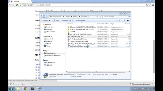 Instalando Git y Composer en Windows смотреть онлайн