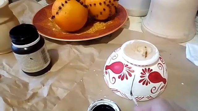 Mezen russian craft painting tutorial/Мезенская роспись мастер-класс смотреть онлайн