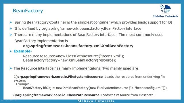 3. BeanFactory and ApplicationContext смотреть онлайн