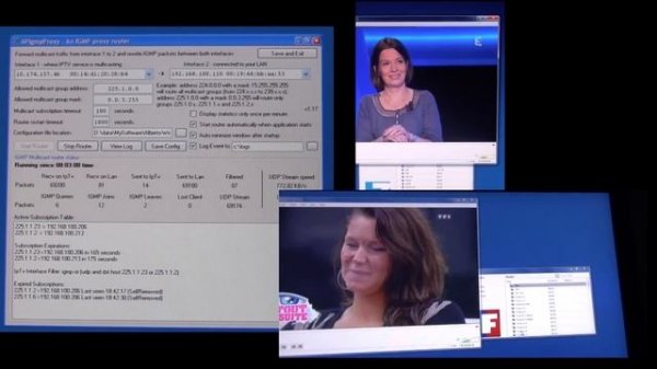 IGMP Proxy Router for Windows