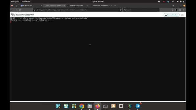 Create Your Personal Cloud-Powered ChatGPT Telegram Bot with PythonAnywhere - Unleash the AI! смотреть онлайн