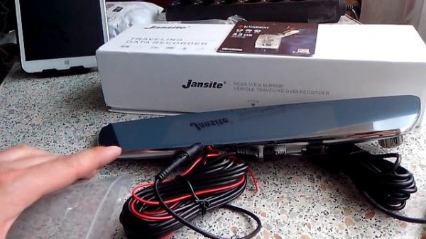 Автомобильное зеркало регистратор с камерой заднего вида