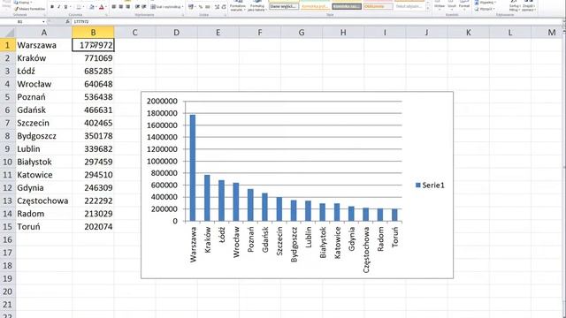 Excel - wykresy i sortowanie danych (klasa piąta). смотреть онлайн