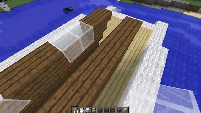 ЯХТА В МАЙНКРАФТ - Строим вместе - Майнкрафт - Minecraft смотреть онлайн