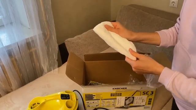 Распаковка — Пароочиститель Karcher SC 3 EasyFix смотреть онлайн