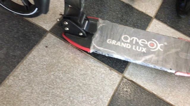 ОБЗОР: Самоката ATEOX GRAND LUX 230 200 С РУЧНЫМ ДИСКОВЫМ ТОРМОЗОМ И 2 МЯ АМОРТИЗАТОРАМИ смотреть онлайн
