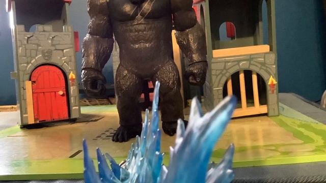 Kong vs Godzilla poster I like in mega Kong vs mega Godzilla like I promised смотреть онлайн