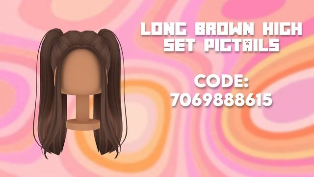 Aesthetic Brown hair codes ||Roblox смотреть онлайн