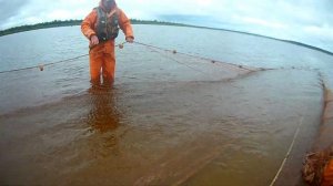 рыбалка с неводом Северная Двина Архангельская область