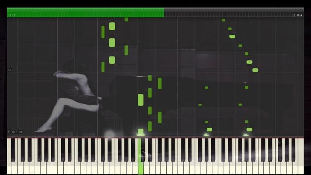 Dark Piano music - Till Death Do Us Part | Synthesia Tutorial смотреть онлайн