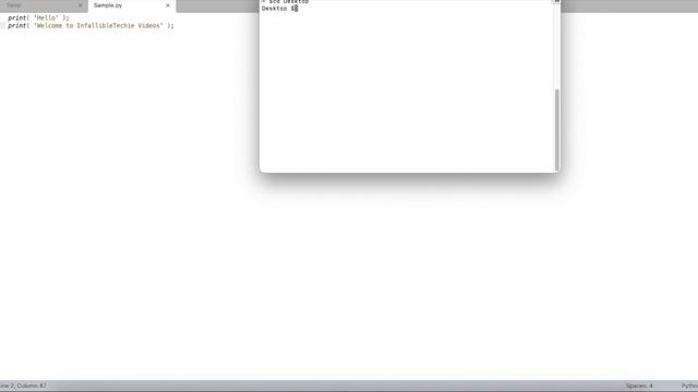 Develop simple Python code and execute in MacOS смотреть онлайн