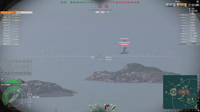 World of Warships c ARAZAR. тестовый образец линкор "Слава"! смотреть онлайн