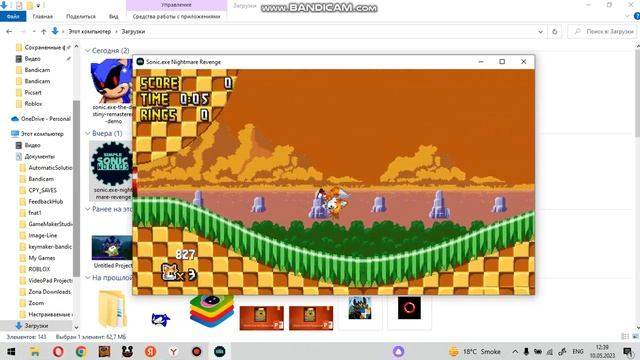 Режим Окошки!!!Секреты Нашлись!!!Тейлз Выжил!!!Sonic Exe Nightmare Revenge Speedrun(TAS) смотреть онлайн