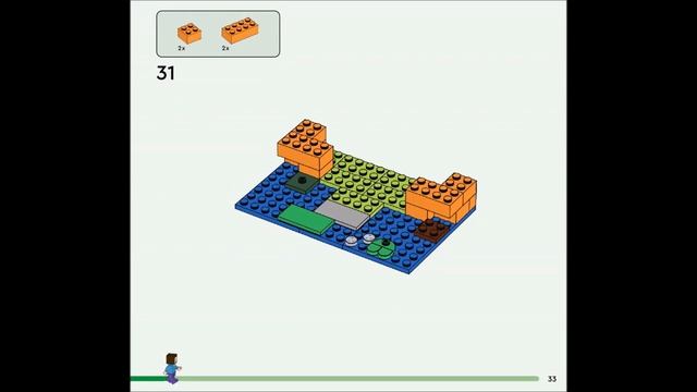 LEGO Instructions | Minecraft | 21248 | The Pumpkin Farm смотреть онлайн