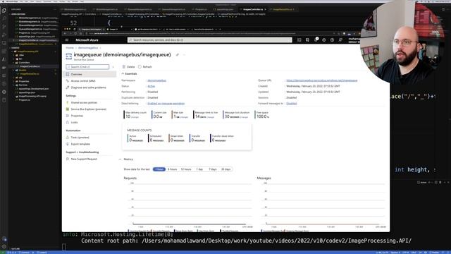 .Net 6 - Create Image Processing with Azure Functions & Service Bus смотреть онлайн